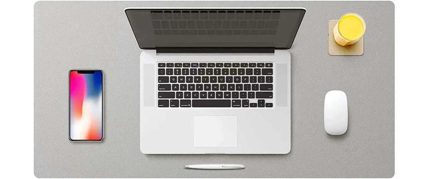 1 Pcs Large Size 60*30Mm Office Desk Protector Mat PU Leather Waterproof Mouse Pad Desktop Keyboard Desk Pad Gaming Mousepad