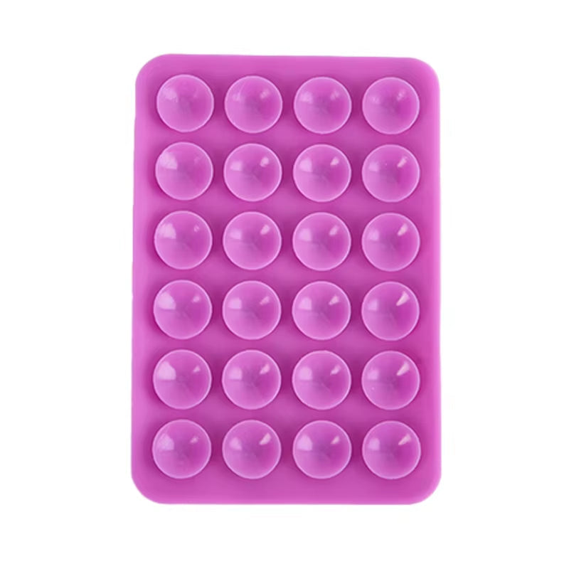 Double Side Silicone Suction Pad for Mobile Phone Fixture Suction Cup Backed Adhesive Silicone Rubber Sucker Pad for Fixed Pad