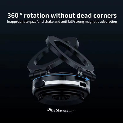For Magsafe Magnetic Vacuum Car Phone Holder Suction Cup Folding Universal Navigation Stand Bracket for Iphone/Samsung/Xiaomi