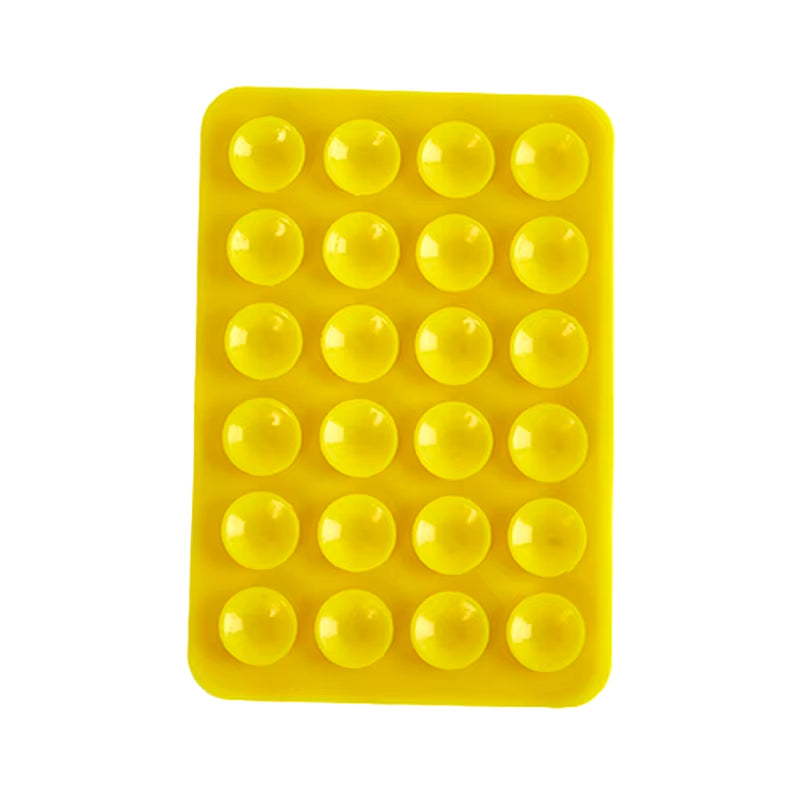 Double Side Silicone Suction Pad for Mobile Phone Fixture Suction Cup Backed Adhesive Silicone Rubber Sucker Pad for Fixed Pad