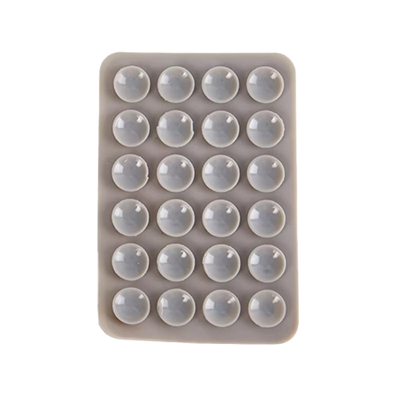 Double Side Silicone Suction Pad for Mobile Phone Fixture Suction Cup Backed Adhesive Silicone Rubber Sucker Pad for Fixed Pad