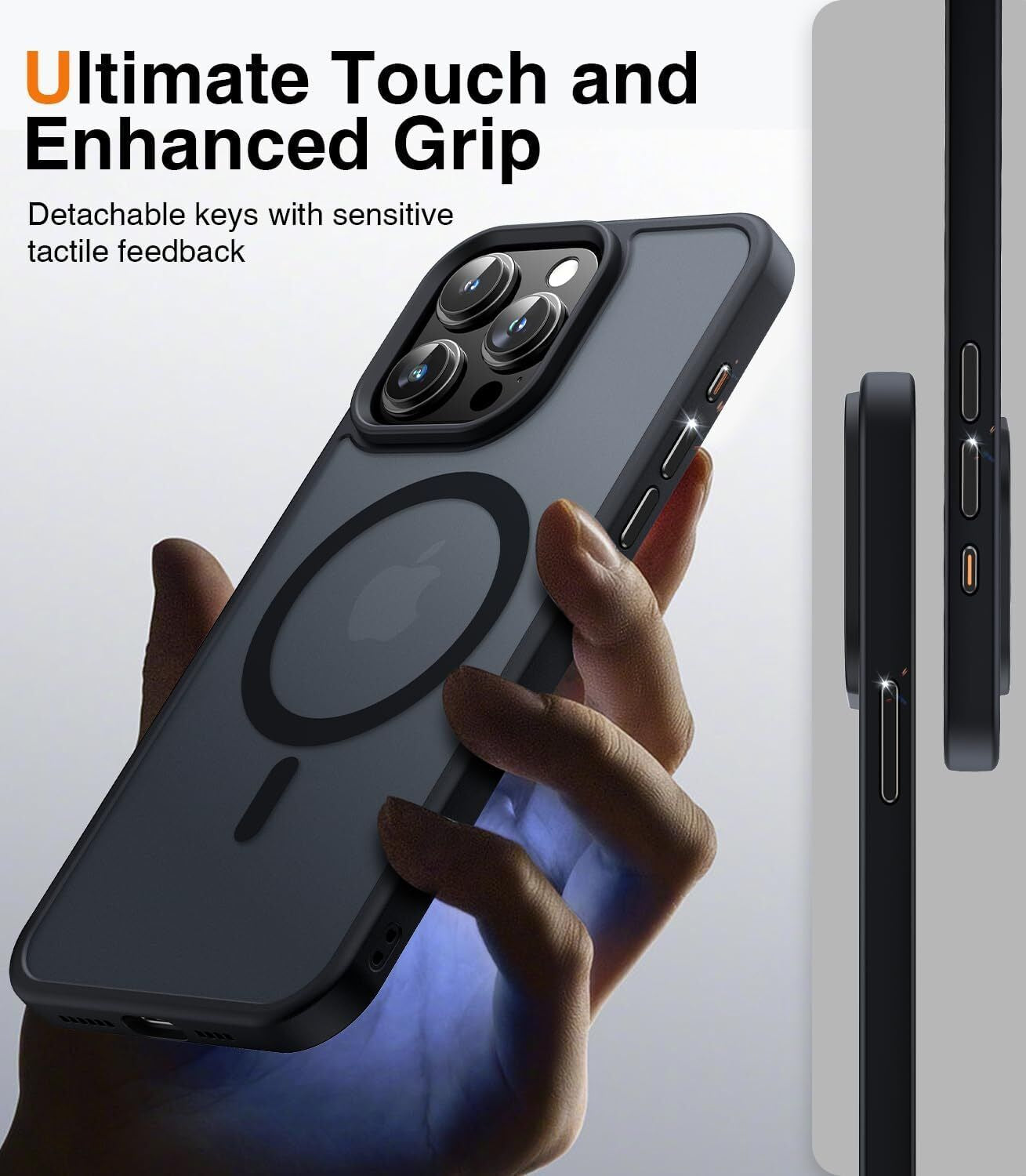 For Iphone 17 16 15 14 13 12 Pro Max Air Frost Case Mag Safe Shockproof Cover