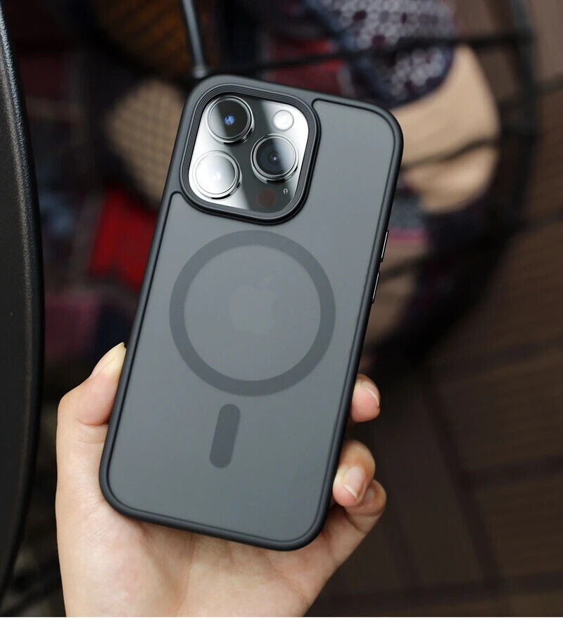 For Iphone 17 16 15 14 13 12 Pro Max Air Frost Case Mag Safe Shockproof Cover