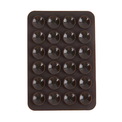 Double Side Silicone Suction Pad for Mobile Phone Fixture Suction Cup Backed Adhesive Silicone Rubber Sucker Pad for Fixed Pad